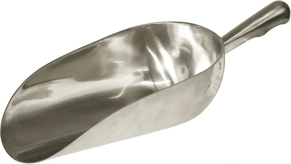 Kerbl 29798 Aluminium-Abwiegeschaufel 2500 g, runde Ausführung