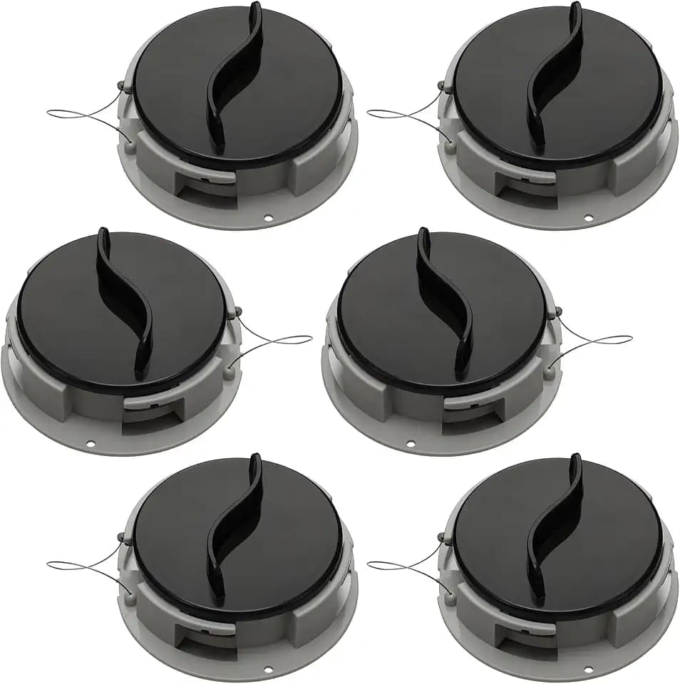 Timtin 6 Pcs Plastic Truck and Trailer Registration Holder Kit