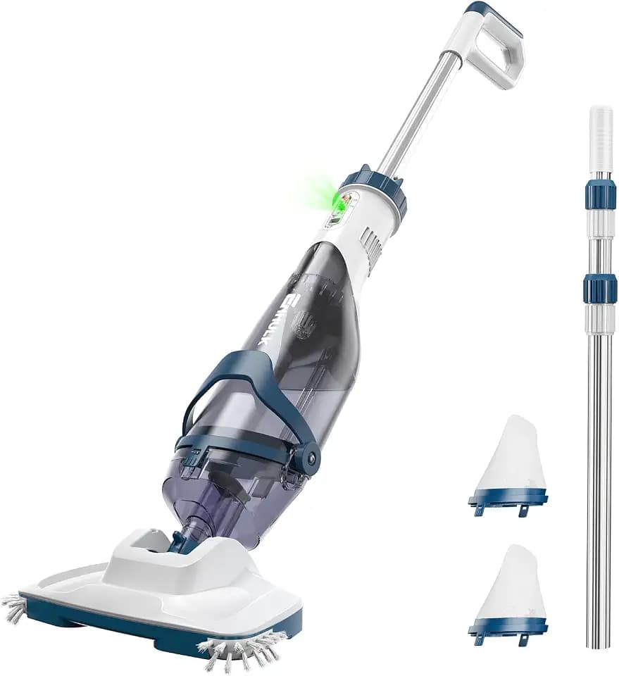 Enhulk PC18 Cordless Pool Vacuum, Upgraded 70 Mins Runtime & 1.8L Capacity