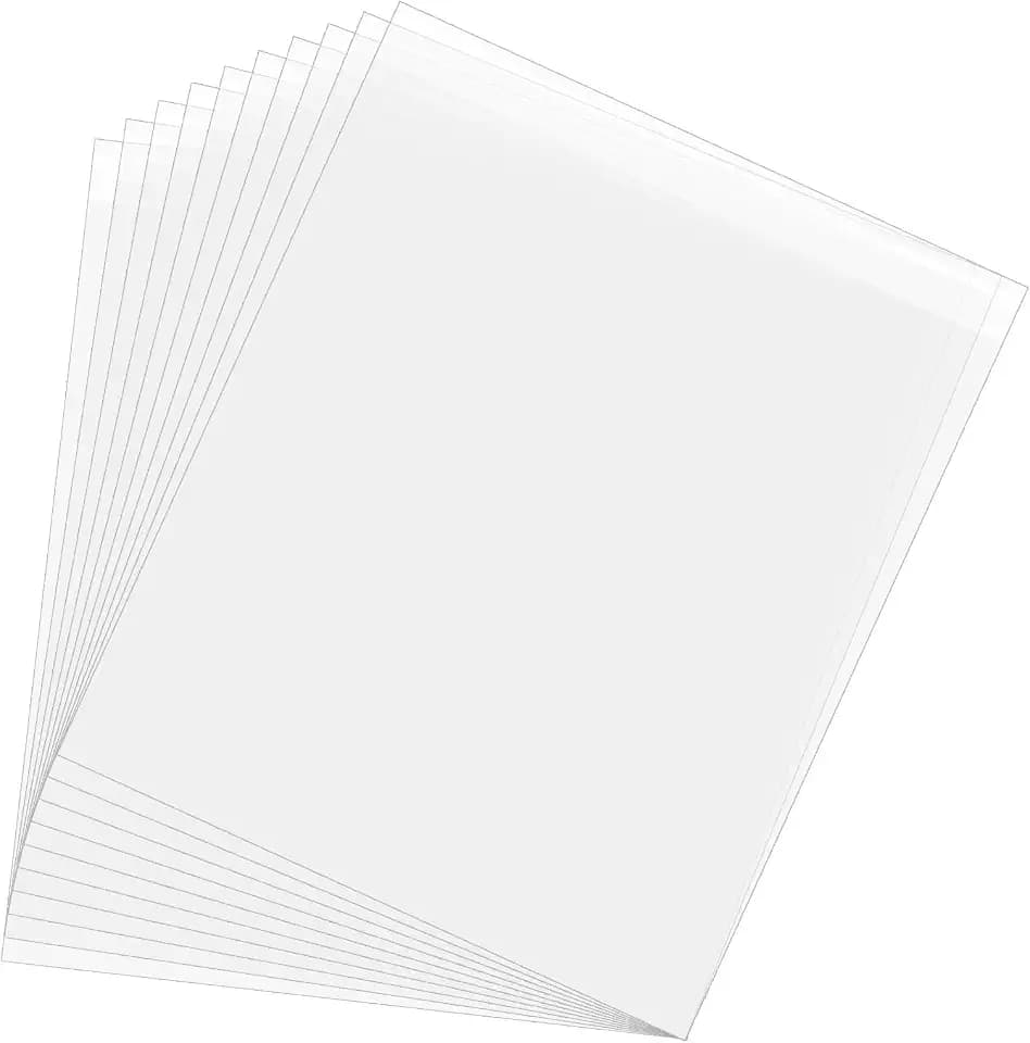 uxcell 21.3"x 17.7" Acid-Free Picture Sleeve, 50 Pack Crystal Clear Photo Sleeves Storage Bags Transparent Sealing Bag for 16"x 20" Art Prints, Pictures, Photos, Frame Mats Mattes