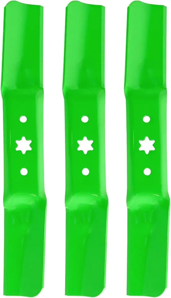 50 Inch Deck High-Lift Mower Blades Fits Cub Cadet ZT1 ZT2 XT1 XT2 LT50 GT50 RZT Troy-Bilt Super Bronco Mustang XP 50 Mower Replaces OEM 742-05052A 942-05052A with 6 Point Star 3 Pack