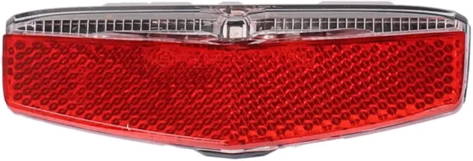 Fischer Erwachsene Dynamo LED-rückleuchte Gepäckträger, rot, One Size