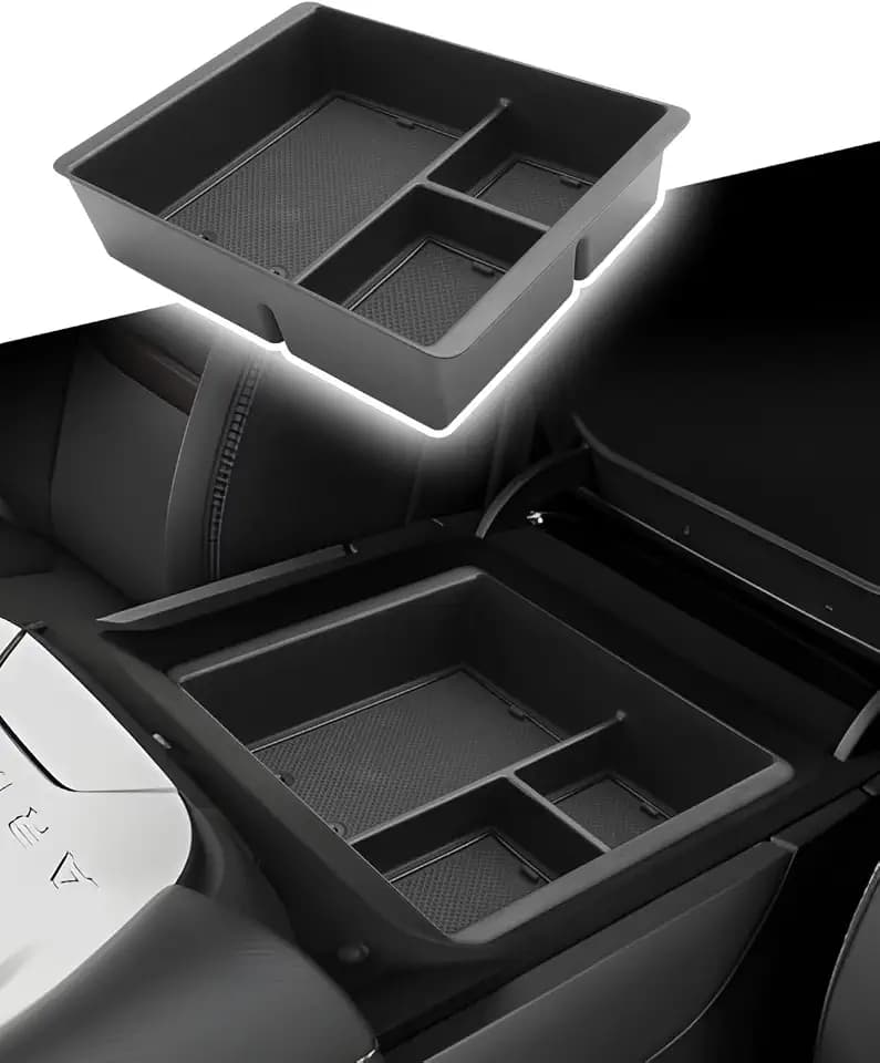 CDEFG for 2025 2026 Nissan Armada Accessories Center Console Organizer Tray Armada (SV, SL, Platinum, Pro-4X, Platinum Reserve) Armrest Storage Middle Console Insert