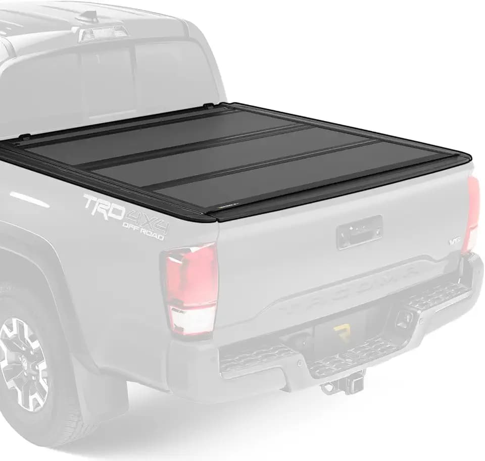 RealTruck BAK BAKFlip MX4 Hard Folding Truck Bed Tonneau Cover | 448447 | Fits 2024-2026 Toyota Tacoma 6' Bed (72")