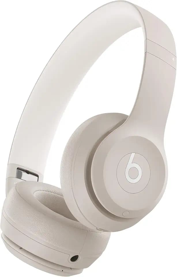 Beats Solo 4 - Kabelloser Bluetooth On-Ear Kopfhörer, Apple & Android kompatibel, Bis zu 50 Stunden Akkulaufzeit - Amazon-Exklusiv Sandstein