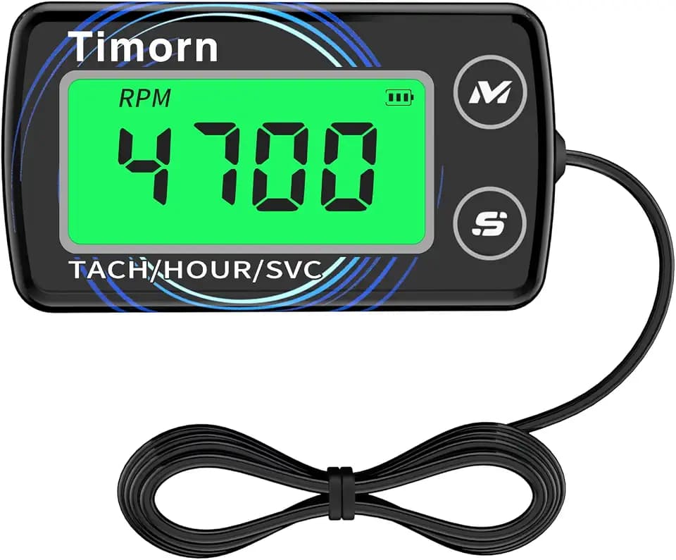 Timorn Small Engine Tachometer, Digital Tachometer for Small Engine