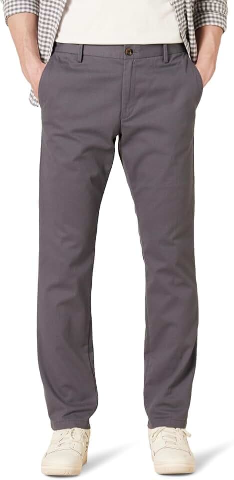 Amazon Essentials Herren Slim Fit Knitterfreie Freizeit Chino Hose