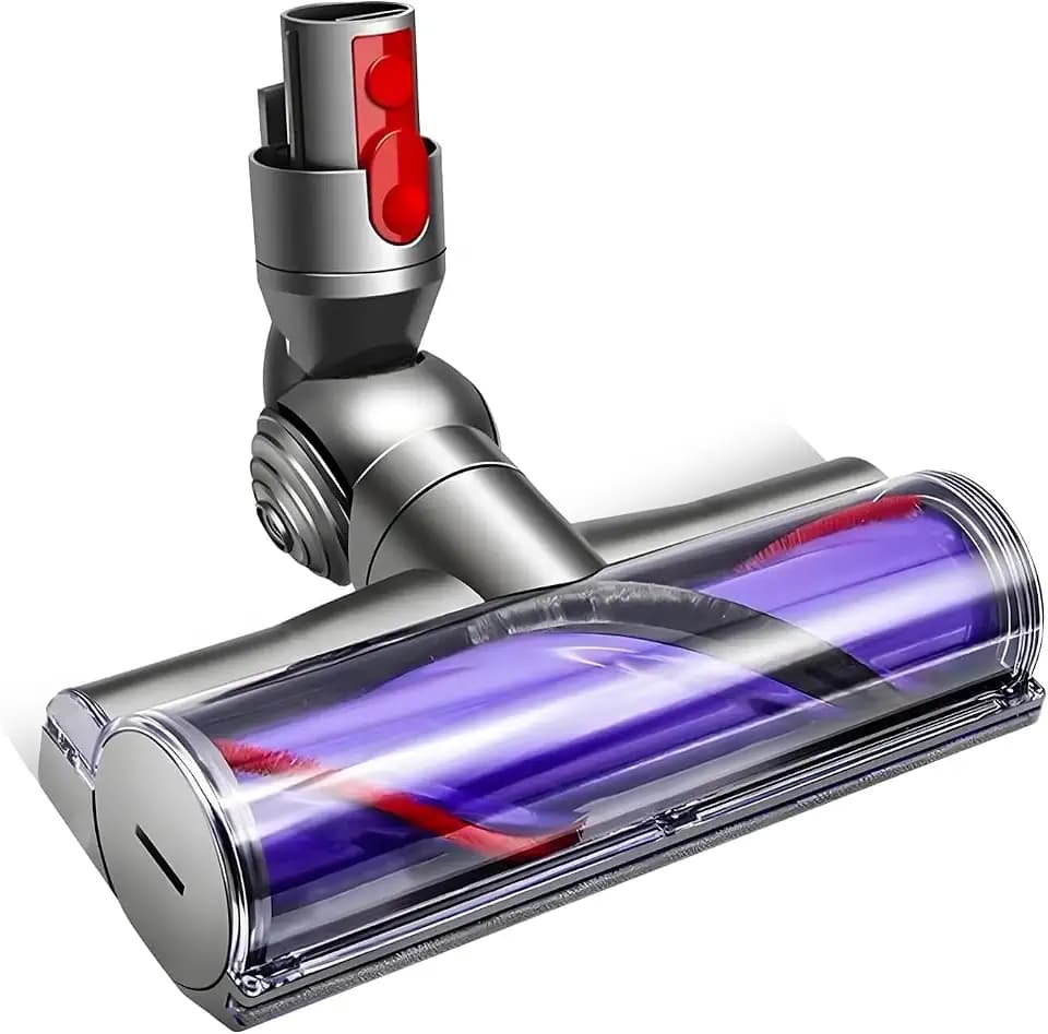 Elektrische Bürste kompatibel für Dyson V6 DC58 DC59 DC62 DC72 DC74 SV04 SV06 SV09, Ersatzteile Direktantrieb Reiniger Kopf Turbine Bodendüse für Dyson V6, TurboBürste für Hartboden und Teppiche