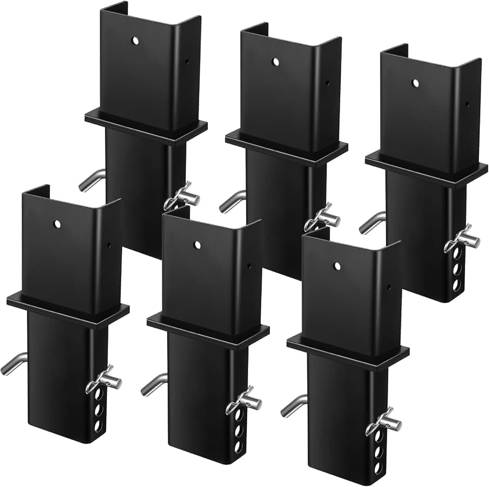 DaisyInner 6 Pack 2x4 Trailer Stake Pocket Sleeves for Truck