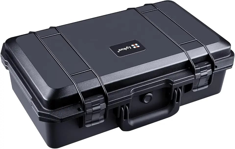 Lykus HC-5110 Large Waterproof Hard Case with Foam, Interior Size 20x11.4x6.7 inch, Suitable for gun,electronic equipment and more
