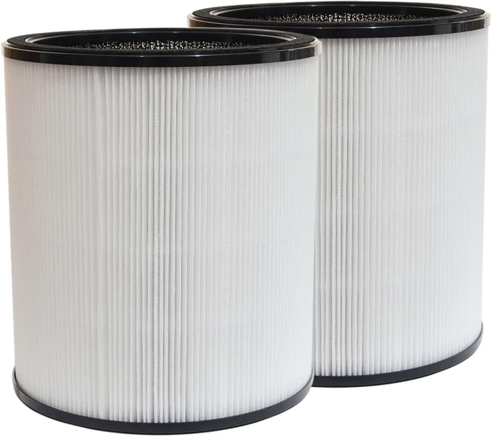 PUREBURG Ersatzfilter kompatibel mit Coway AP-0623B Airmega AIM Luftreiniger,2 Stück H13, 3-stufige Filtration,Aktivkohle