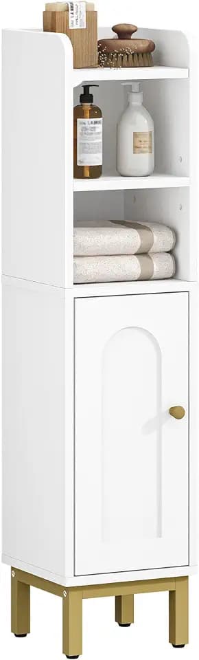 Hzuaneri Bathroom Storage Cabinet, Small Corner Floor Cabinet