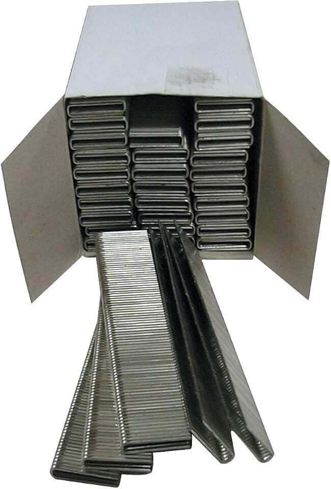 Güde Nagler-Klammern 40 mm (2500 Stück verzinkte Druckluftklammer, Stärke 1,25 mm, Breite 5,7 mm, Länge des Schenkels 40 mm, für viele gängige Geräte geeignet)