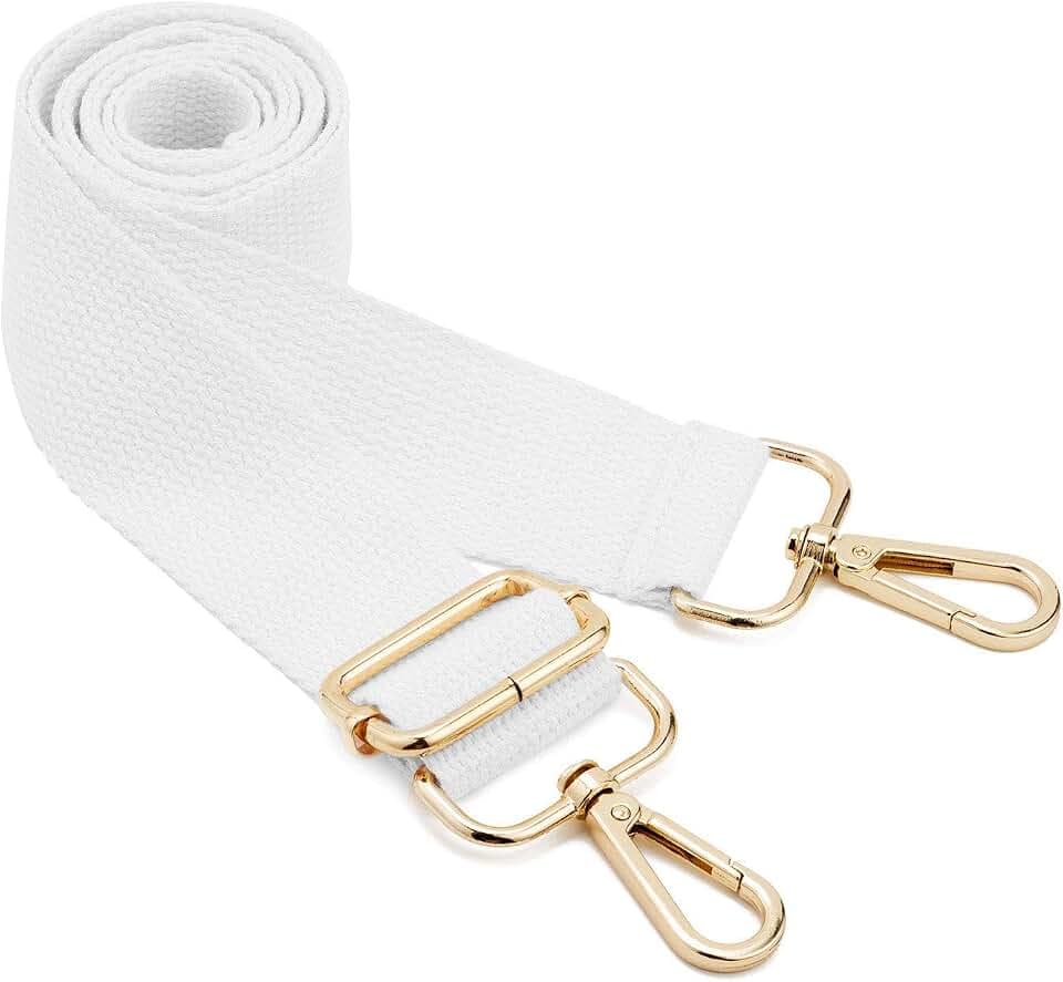 Breiter Schultertaschengurt,Verstellbarer Ersatz-Taschengurt mit Metall-Drehhaken,weiche Canvas-Taschengurte,Schultertaschengurt,Gürtel,Messenger Bag,austauschbarer Gurt für Crossbody-Handtasche