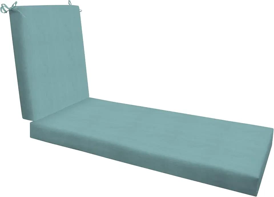 Honeycomb Outdoor Heritage Chaise Cushion for Patio Furniture, 21.5 x 70