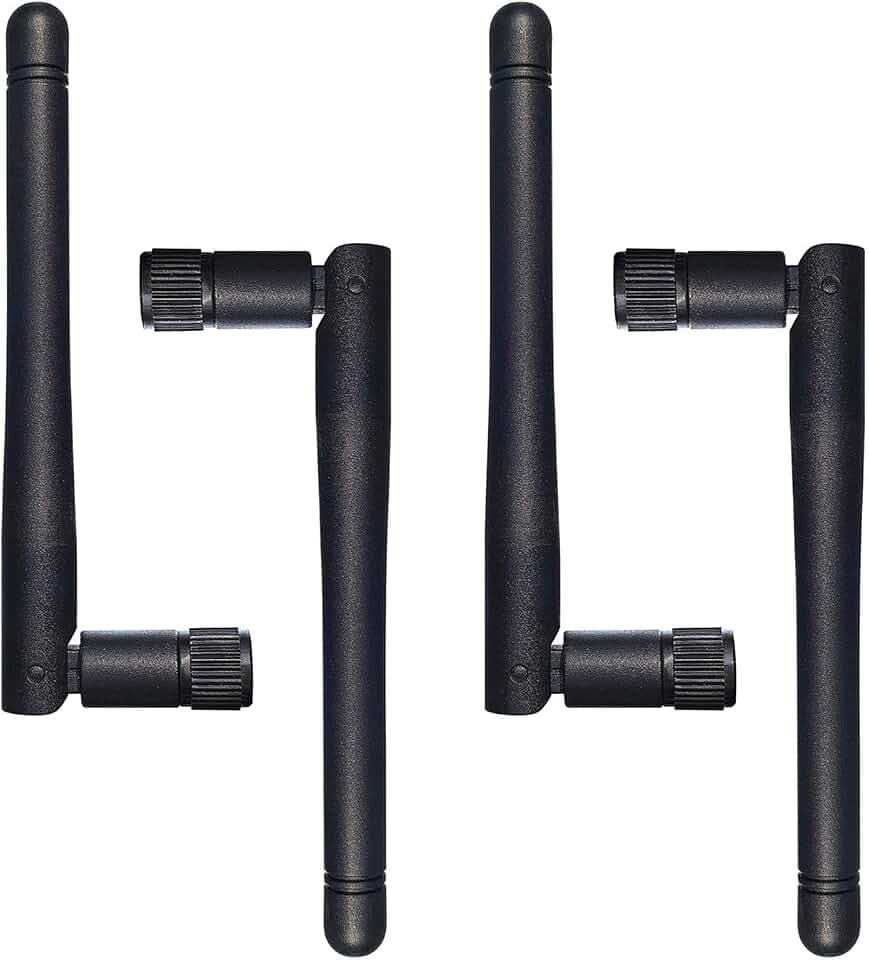 WiFi 6E Tri-Band 2.4GHz 5GHz 6GHz Bluetooth SMA Antenna 4-Pack