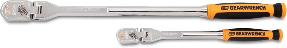 GEARWRENCH 2 Pc 1/4" and 3/8" Drive 120XP Flex Handle Ratchet Set | 81204XP