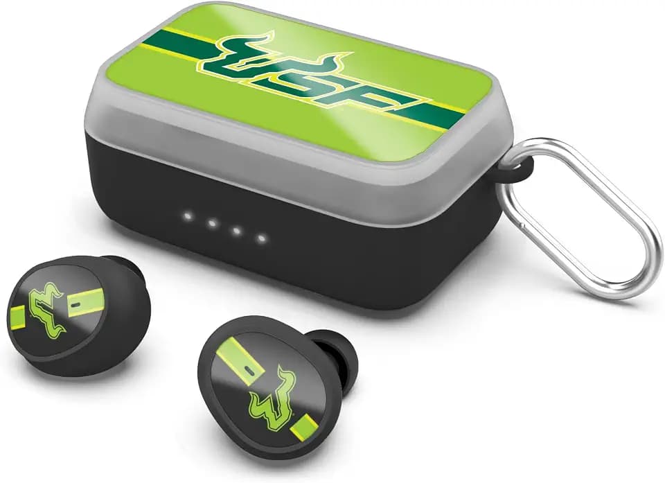 SOAR NCAA Wireless Sport Earbuds: Comfortable Fit & Convenient Charging