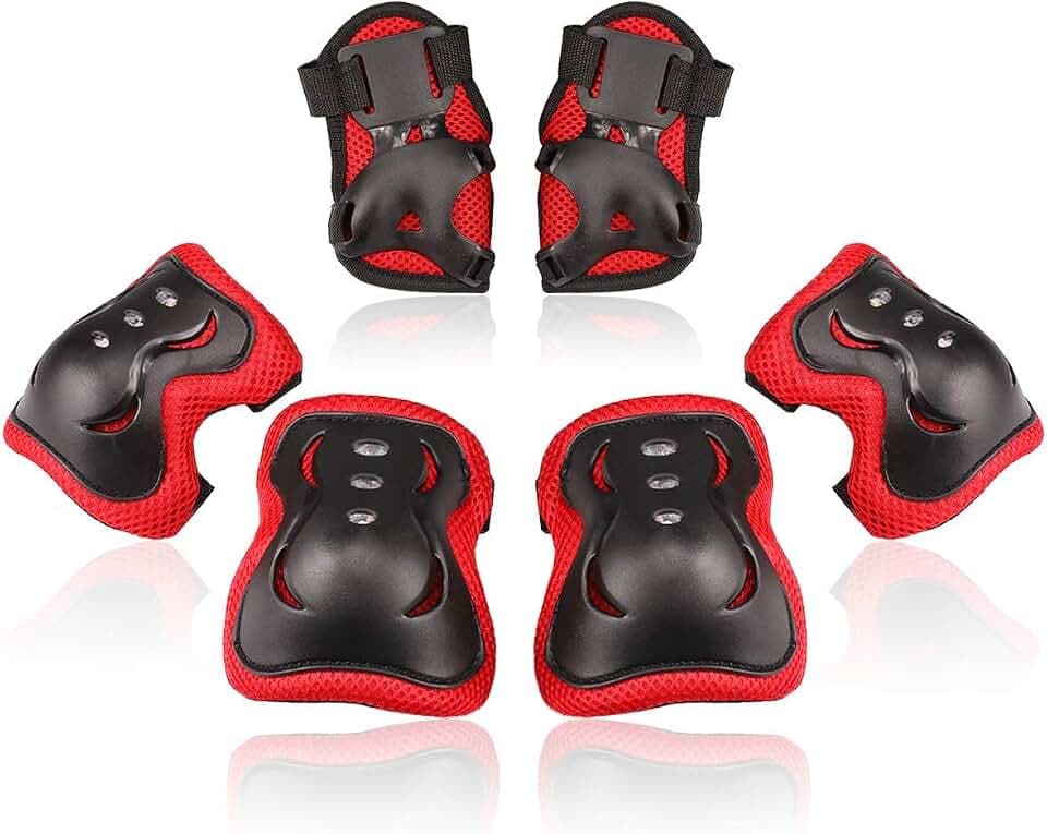 Kids/Youth Knee Pad Elbow Pads Guards Protective Gear Set for Roller Skates Cycling BMX Bike Skateboard Inline Skatings Scooter Riding Sports