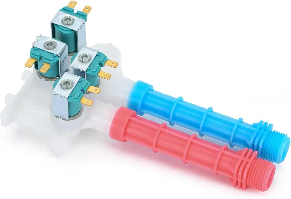 134637810 Washer Water Inlet Valve OEM (5 YEAR WARRANTY) - Compatible with Frigidaire Kenmore Electrolux Crosley Washing Machine, Replaces 1482877 AP4368791 134637800 PS2349248