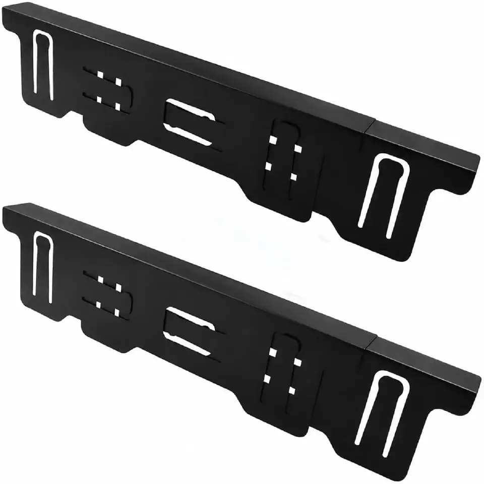 LALOFE Stainless Steel Stove Gap Covers, Black, 2 Pack (4 Panels)