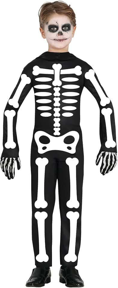 FIESTAS GUIRCA Skeleton Affe Kostüm - Halloween Kinder Kostüm