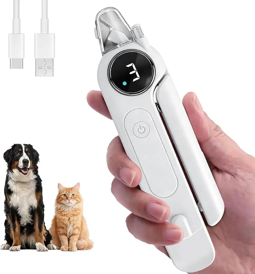 Krallenschere Katzen mit Led-Licht für Hunde