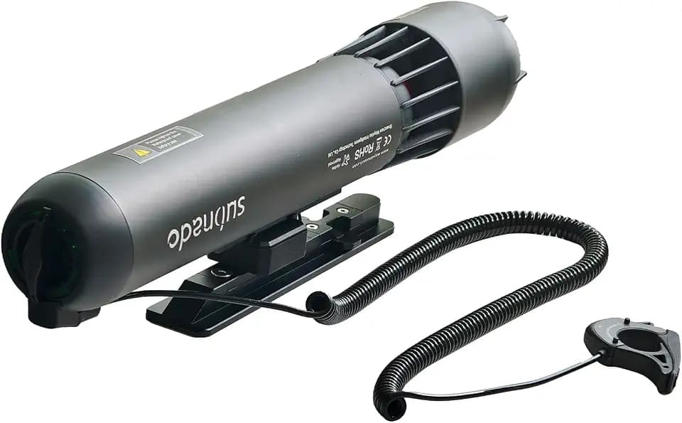 Waydoo Subnado Unterwasser-Scooter-Supp-Set, Seescooter für Paddleboard/Bodyboard/Kajak/Boogie Board, kompakt und tragbar, kabelgebundener Daumen-Controller, Wasserscooter für Erwachsene und Kinder