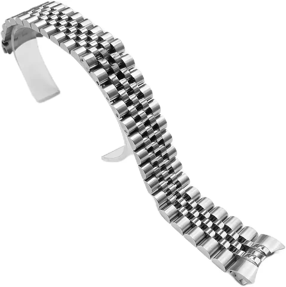 Jubilee Watch Band Bracelet Replacement For Rolex Watch 20mm