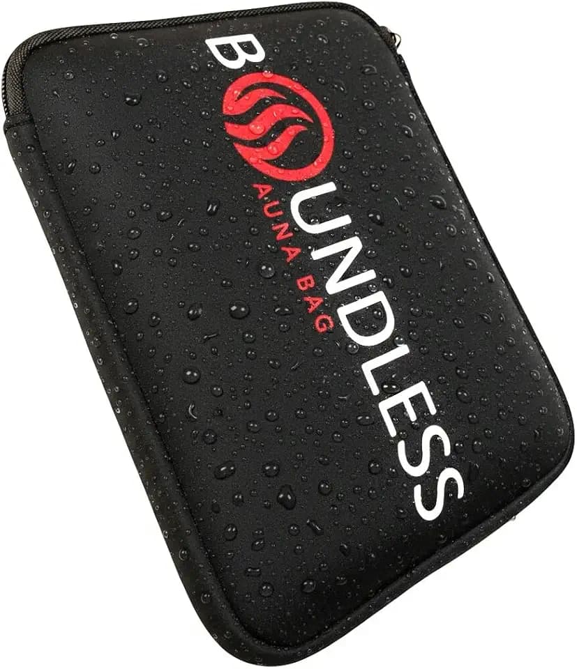 BOUNDLESS Sauna Safe Phone Case - Thermal Phone Case for Sauna, Steamroom and Sun. Water Resistant, Dropsafe. Preserves Battery - Fits all Cellphones