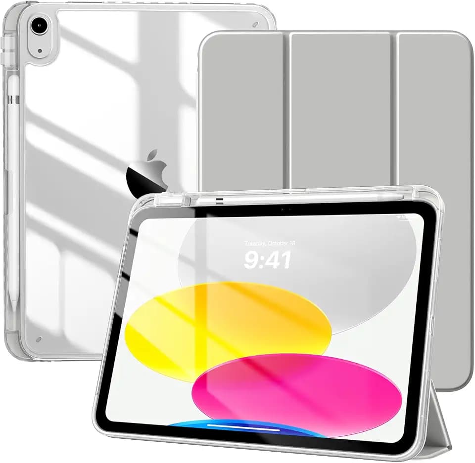 TiMOVO Case for iPad A16 11th Gen 11"/10th Gen 10.9", Silver