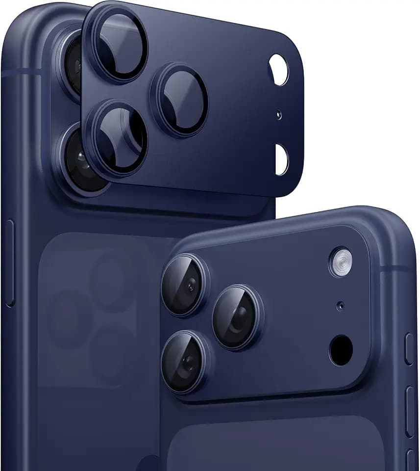 TORRAS for iPhone 17 Pro Max Camera Lens Protector, Deep Blue, 1 Pack