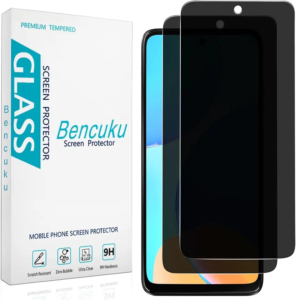 2 Pack Privacy Screen Protector for Motorola Moto G 5G 2025