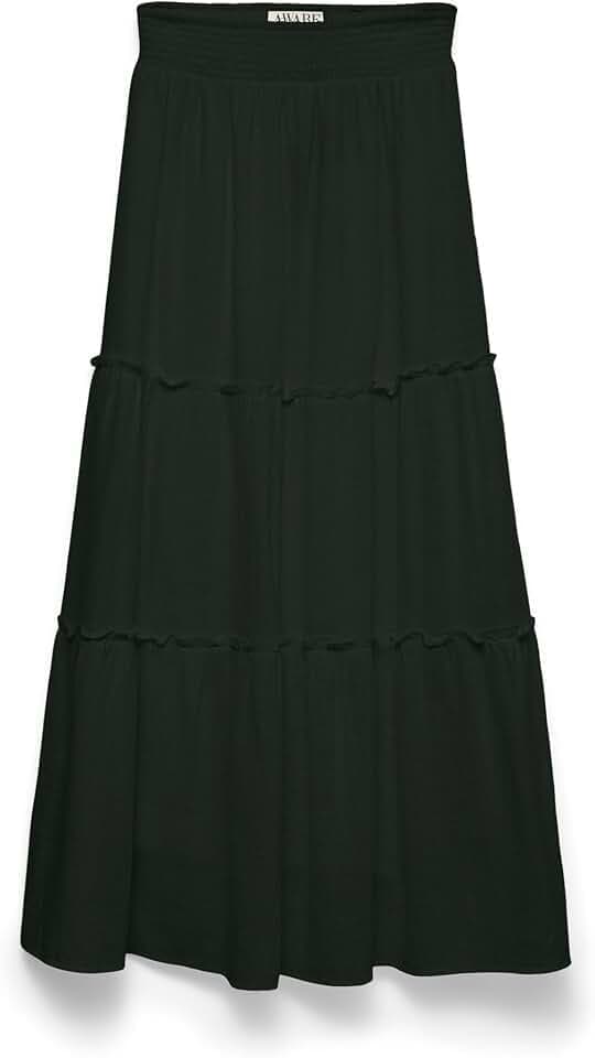 VERO MODA Female Rock AWKEELEY Hohe Taille Langer Rock