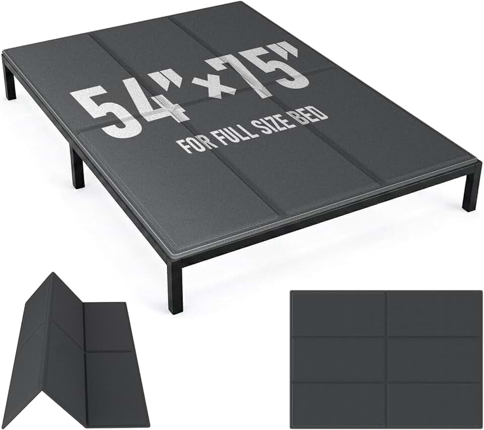 Bunkie Board Full Size (54x75''), 10mm Bed Boards for Under Mattress, Breathable, Noise Minimizing, Moisture Resistant Bunkieboards, Heavy Duty Bed Support Board for Platform & Slatted Frames