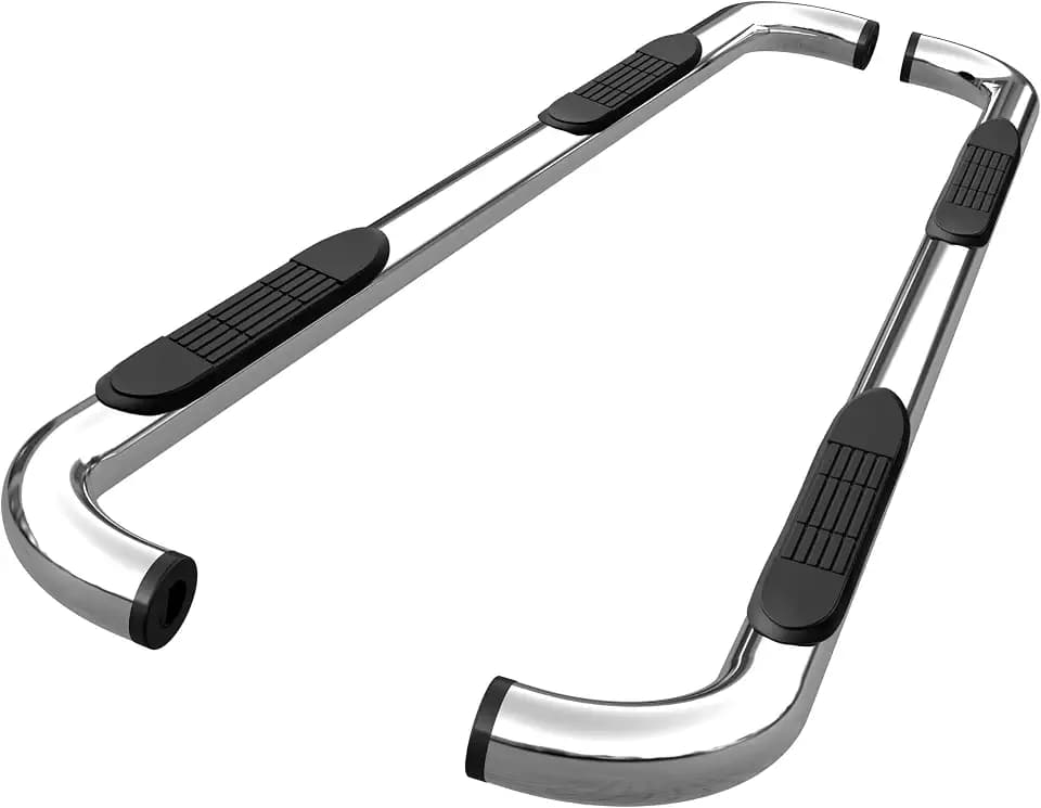 TAC Side Steps Running Boards Fit 1999-2016 Ford F250/350/450/550 Super Duty Super Cab Truck Pickup 3" Stainless Steel Side Bars Nerf Bars Off Road Exterior Accessories