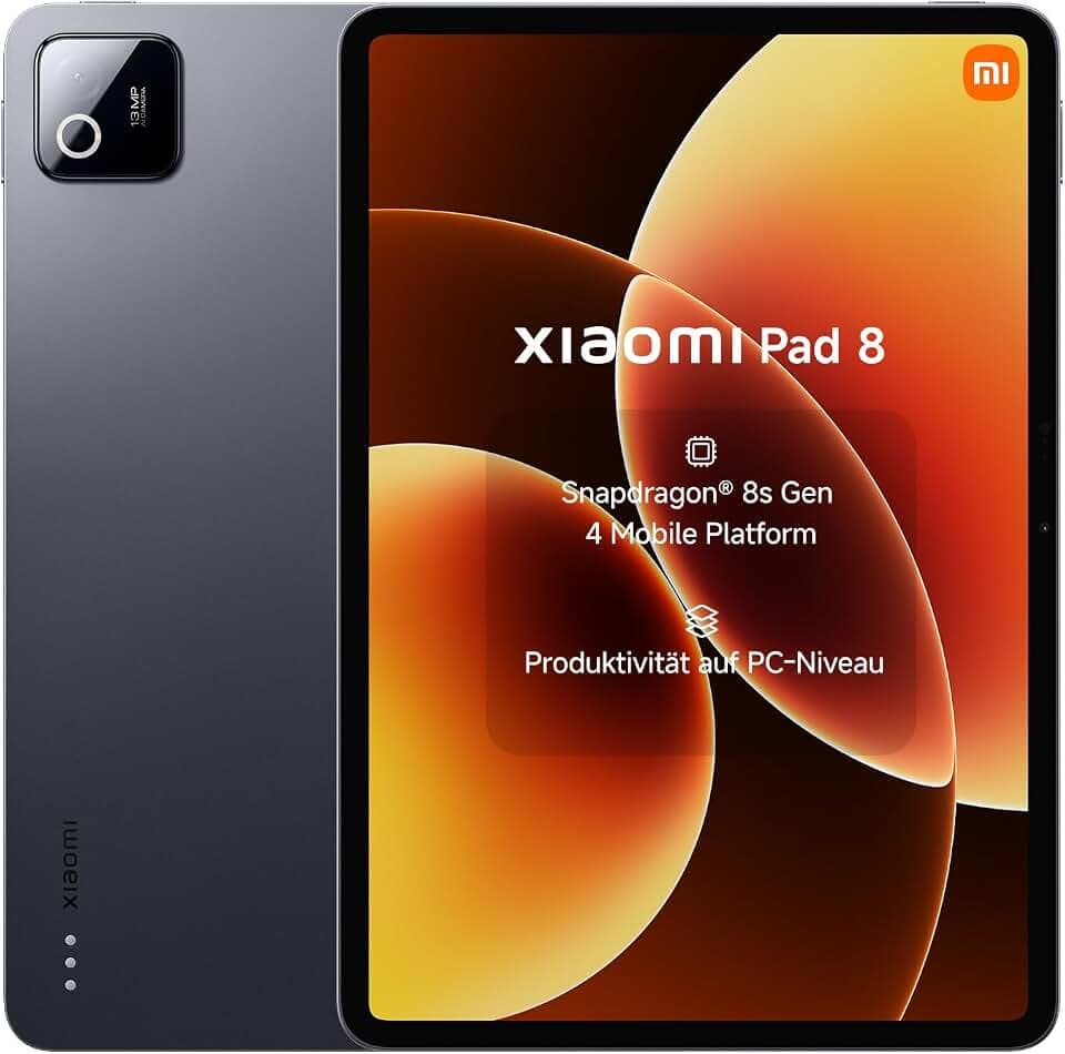 XIAOMI Pad 8 Tablet 11.2 Zoll, 8+256GB Speicher, 9200mAh Akku, Grau