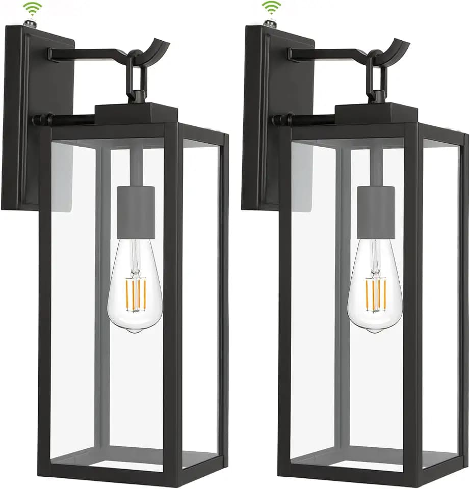 hykolity Large Dusk to Dawn Outdoor Lighting, 18 Inch Outdoor Wall Lights