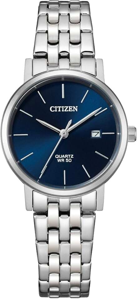 Citizen Damen Analog Quarz Uhr mit Edelstahl Armband EU6090-54A