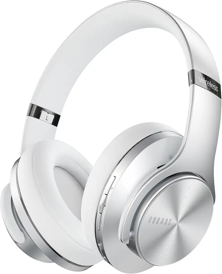 DOQAUS Bluetooth Headphones Over Ear, 90H Playtime, 3EQ Mode, with ENC Mic