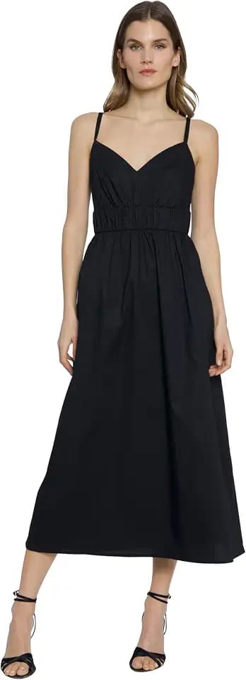 Donna Morgan Women's Sweetheart Neckline Midi Dress for Women with Spaghetti Straps | Casual Dresses for Women