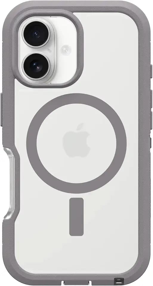 OtterBox iPhone 16 Defender Series XT Clear Case - Snow Capped Clear