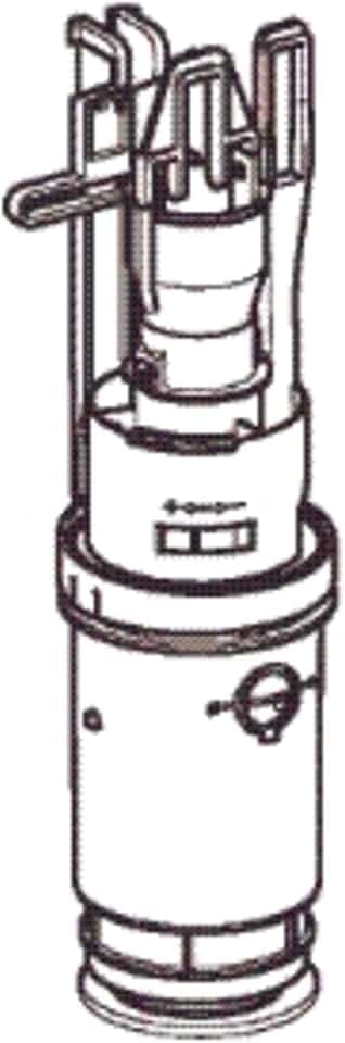 Geberit Bodenventil ohne Halterung für WC-Element
