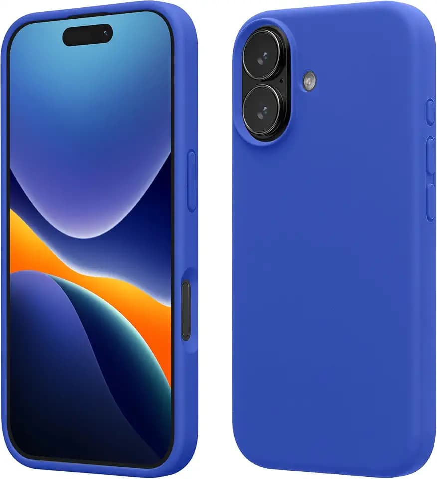 kwmobile Case Compatible with Apple iPhone 17 Case - TPU Silicone Phone Cover with Soft Finish - Baltic Blue