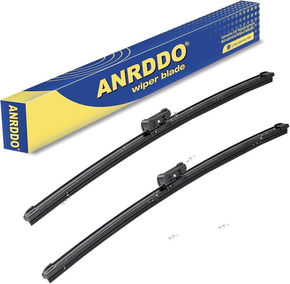 ANRDDO Front Wiper Blades 28"+18" Replacement for Tesla Model S 2012-2018