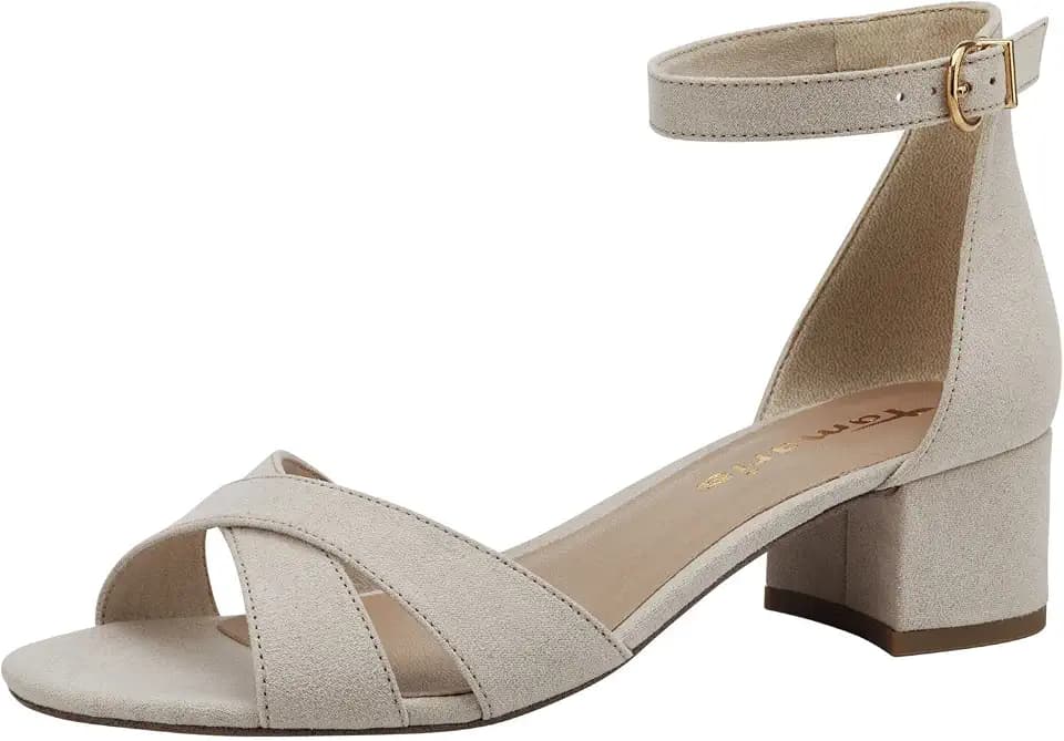 Tamaris Damen 1-1-28226-20 Sandale mit Absatz