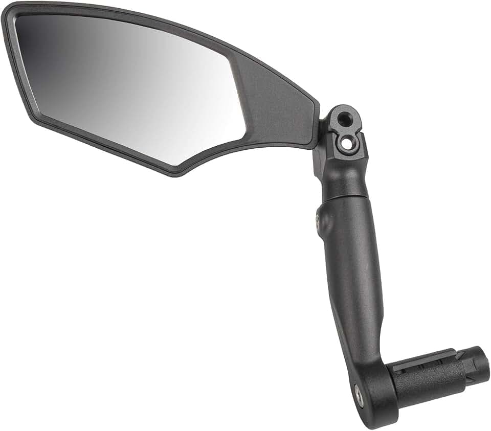Fahrradspiegel, links, Lenkerende, 3D-verstellbar, blendfrei & entspiegelt, SPY SPACE BAREND von M-WAVE