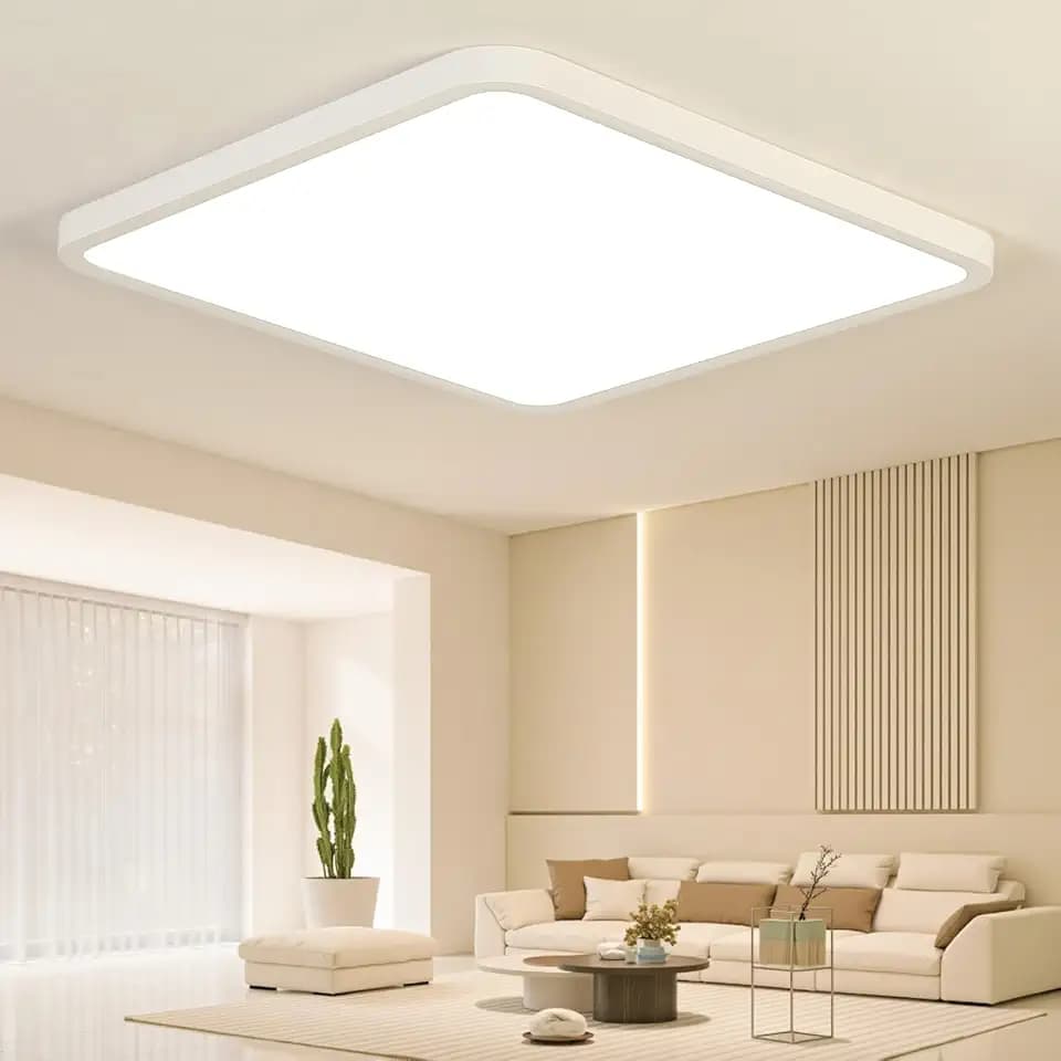 EASY EAGLE LED Deckenleuchte für Küche Wohnzimmer, 50CM 52W 4000K