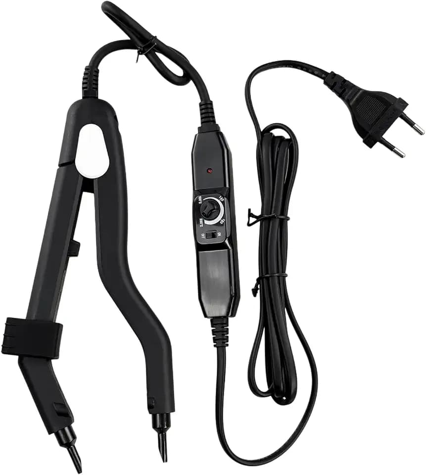 Profi Wärmezange Haar Extensions Iron, 100-240V Haarverlängerungswerkzeug für Haarverlängerung, Salon Hair Extension Connector Salon Fusion Iron Tool