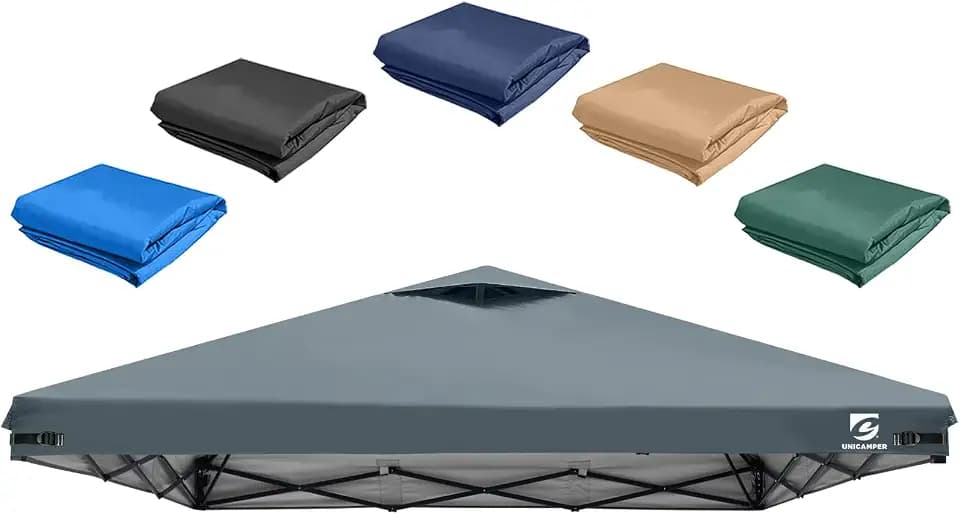 10x10 Pop Up Canopy Replacement Top Cover with Air Vent(Frame NOT INCUDE)